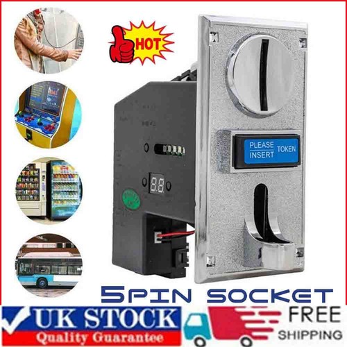 Multi coin acceptor selector - coin,