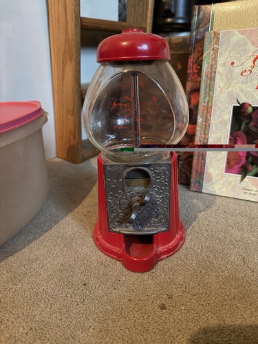 Antique red tabletop - antique!!!, candy
